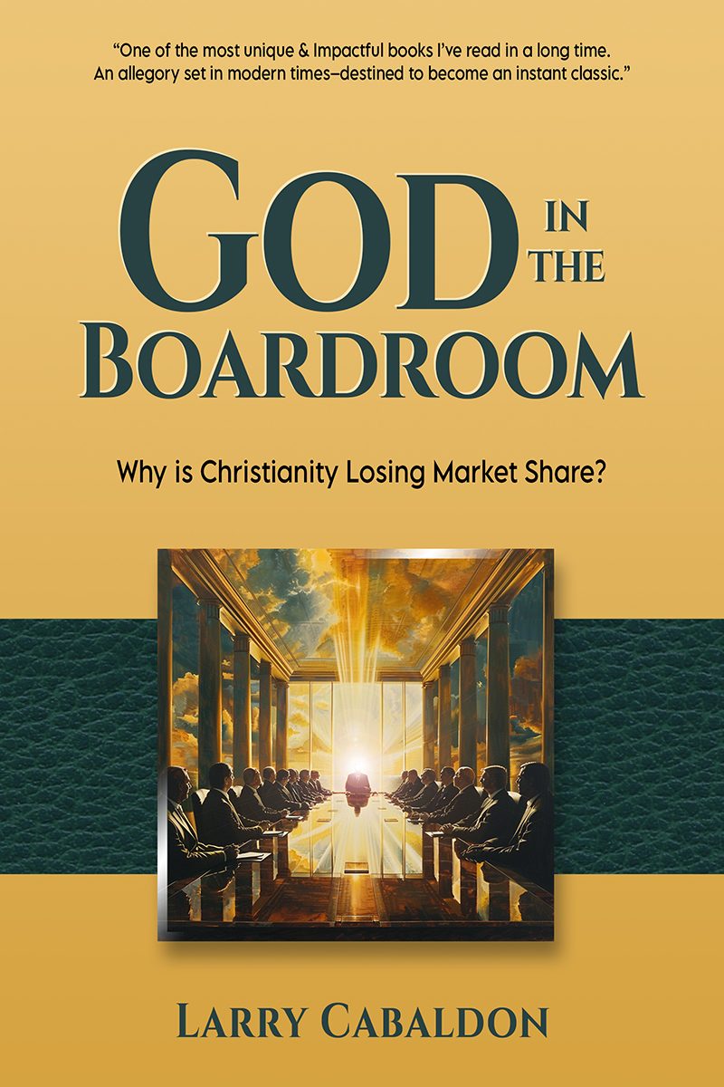 God in the Boardroom book cover by Larry Cabaldon